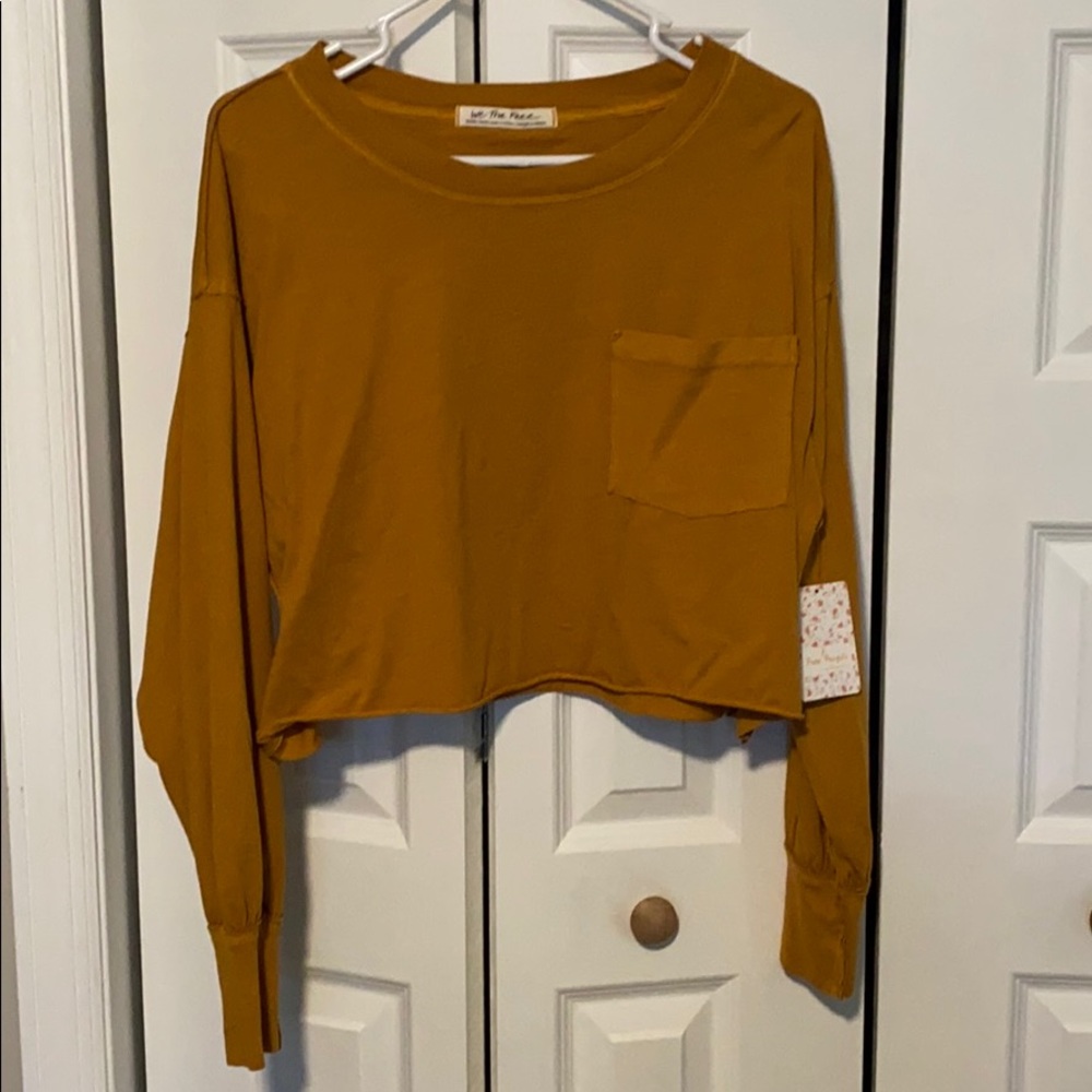 Free people crop tee